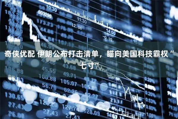 奇侠优配 伊朗公布打击清单，瞄向美国科技霸权“七寸”
